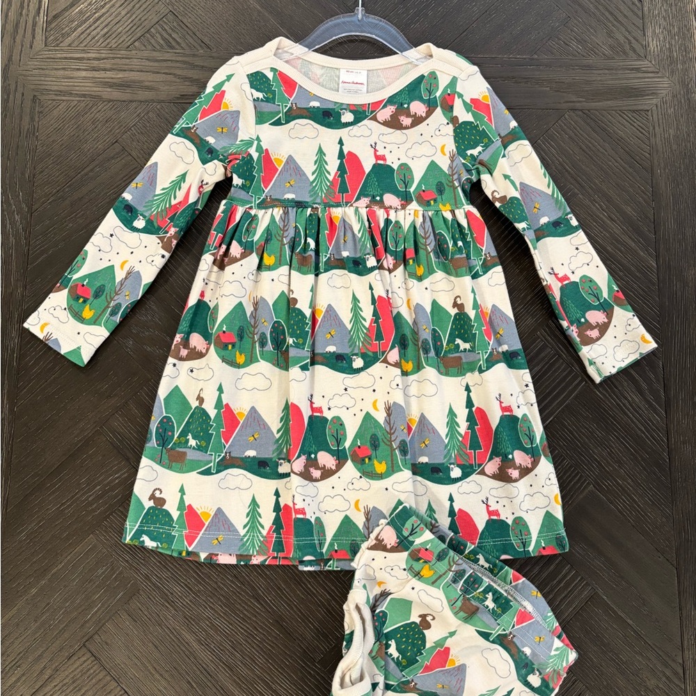 SOLD Hanna Andersson Dress and Bloomers